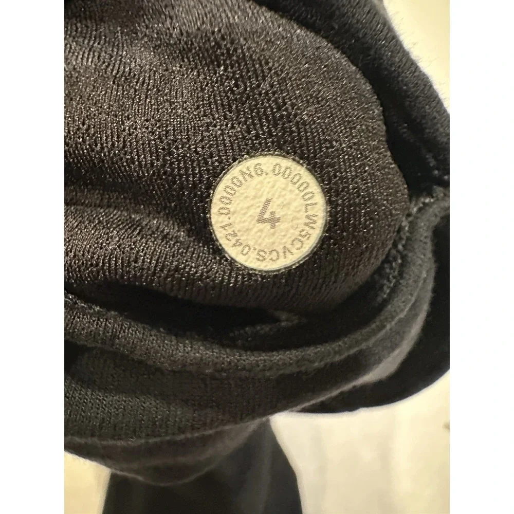 Lululemon High Rise Leggings Sweatpants Athletic Leisure Yoga Black Size 4